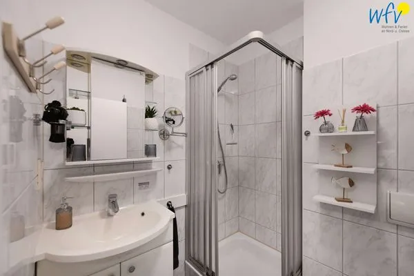 Badezimmer Haus Bahnhofstraße 11a Ferienwohnung 7