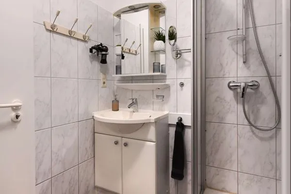 Badezimmer Haus Bahnhofstraße 11a Ferienwohnung 7