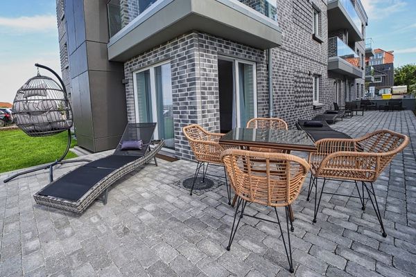  Amrum Residenz Whg. 4 Wittdün - Terrasse