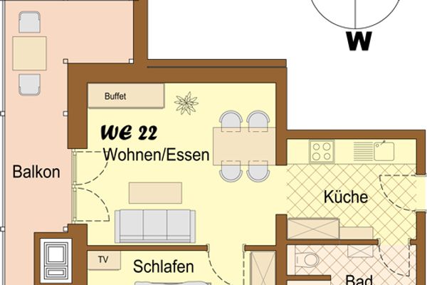  Strand Residenz Whg. 22 Klaar Kimming Wittdün - 