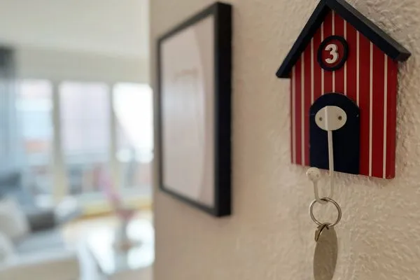 Dekoratives Detail Haus *Südspitze 18* Ferienwohnung Südspitze 18/6 - Meerblick