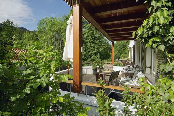 Ferienhaus Reiter Ferienwohnung Seidelbast Ferienwohnungen in Füssen - Balkon