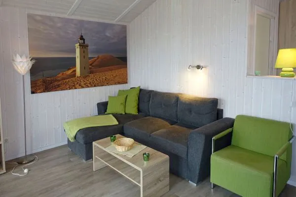 Living room Dänisches Ferienhaus am Salzhaff, Haus Wassermann