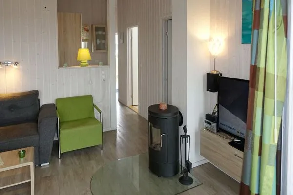 Living room Dänisches Ferienhaus am Salzhaff, Haus Wassermann