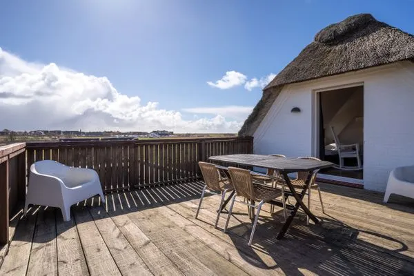 Fischerhaus am Strand Reetdachhaus Friesenhaus SPO Ording - 