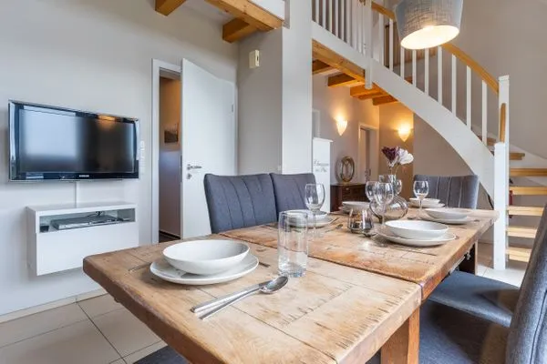 Fischerhaus am Strand Reetdachhaus Friesenhaus SPO Ording - 