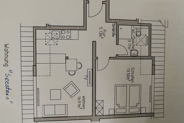  Haus Sturmvogel Whg. 3 Seestern Wittdün - 
