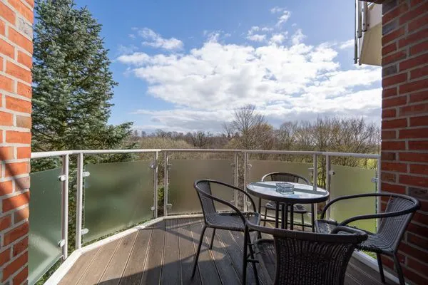 Balkon Wohnpark am Mühlenteich Ferienwohnung Nr. 17