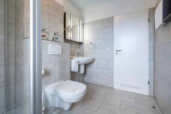 Badezimmer Wohnpark am Mühlenteich Ferienwohnung Nr. 17