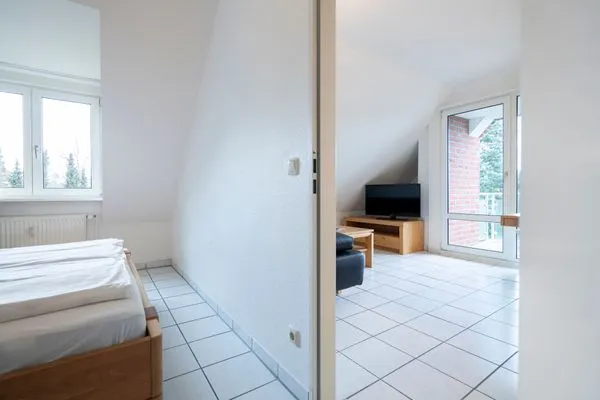 Schlafzimmer Wohnpark am Mühlenteich Ferienwohnung Nr. 17