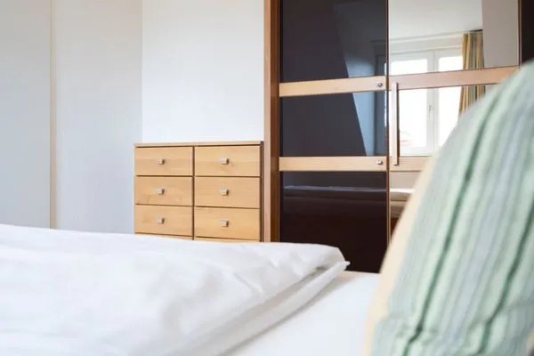 Schlafzimmer Wohnpark am Mühlenteich Ferienwohnung Nr. 17