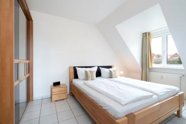 Schlafzimmer Wohnpark am Mühlenteich Ferienwohnung Nr. 17