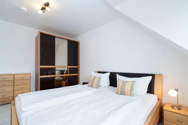 Schlafzimmer Wohnpark am Mühlenteich Ferienwohnung Nr. 17