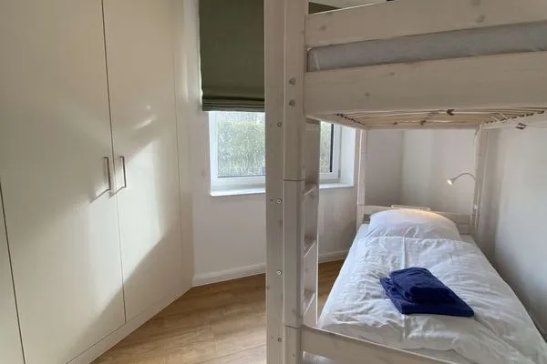 Schlafzimmer Haus im Dorfgroden 14 Ferienwohnung Muschelsucher
