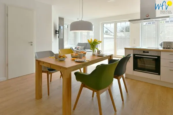 Wohnzimmer Haus im Dorfgroden 14 Ferienwohnung Muschelsucher