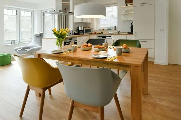 Wohnzimmer Haus im Dorfgroden 14 Ferienwohnung Muschelsucher