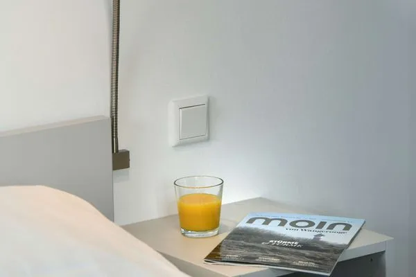 Schlafzimmer Haus im Dorfgroden 14 Ferienwohnung Muschelsucher