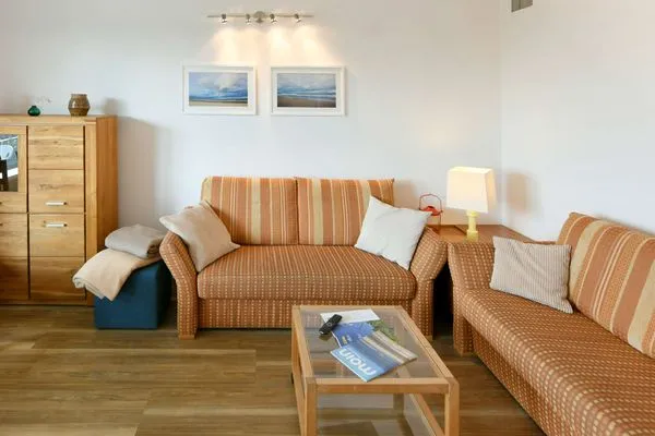 Wohnzimmer Haus am alten Leuchtturm Ferienwohnung 8