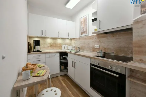 Küche / Küchenzeile Haus am alten Leuchtturm Ferienwohnung 8