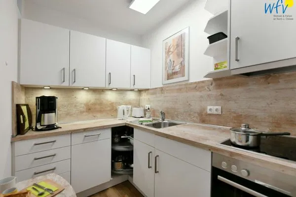 Küche / Küchenzeile Haus am alten Leuchtturm Ferienwohnung 8