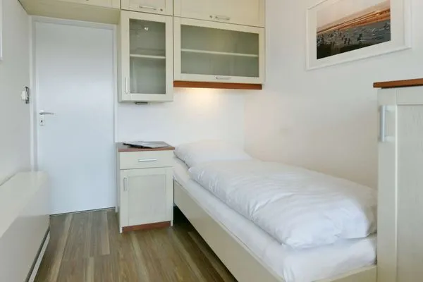 Schlafzimmer Haus am alten Leuchtturm Ferienwohnung 8