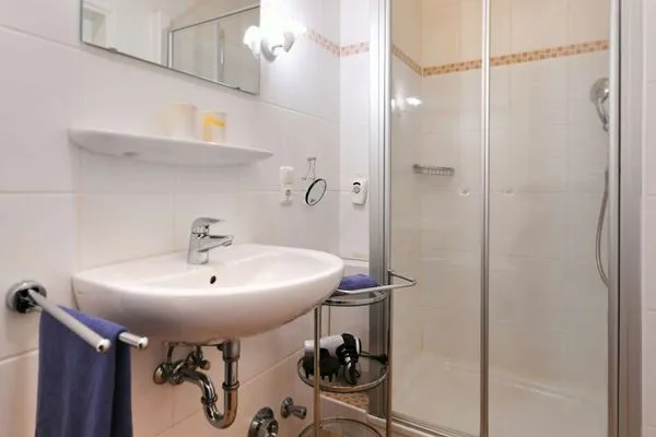 Badezimmer Haus am alten Leuchtturm Ferienwohnung 8