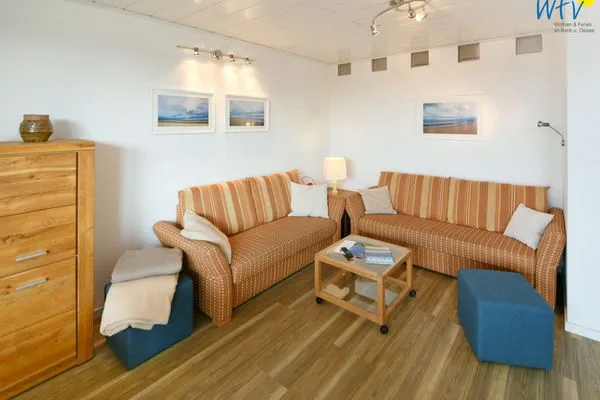 Wohnzimmer Haus am alten Leuchtturm Ferienwohnung 8