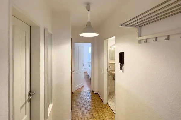 Korridor in der Ferienwohnung Strandlöper in Wittdün auf Amrum Huus Heverknob Ferienwohnung *Strandlöper*