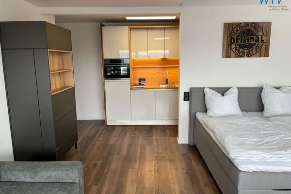 Wohnzimmer Haus Monopol Ferienwohnung Monopol-Sweet