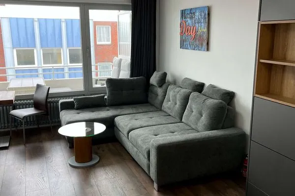 Wohnzimmer Haus Monopol Ferienwohnung Monopol-Sweet