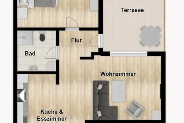 Grundriss Bungalow Süddüne Bungalow Süddüne