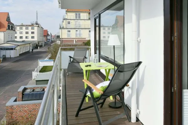 Balkon Haus Meeresluft Ferienwohnung 18