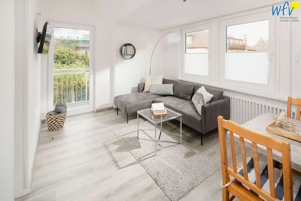 Wohnzimmer Villa Düna Ferienwohnung 3