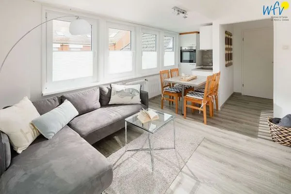 Wohnzimmer Villa Düna Ferienwohnung 3