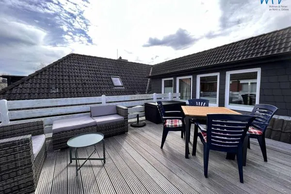 Balkon Villa Düna Ferienwohnung 3