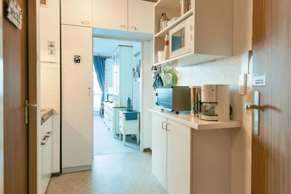 Küche / Küchenzeile Haus Seeluft Ferienwohnung 10