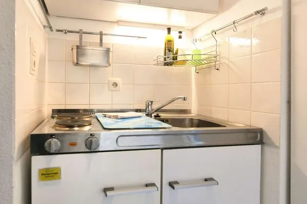 Küche / Küchenzeile Haus Seeluft Ferienwohnung 10