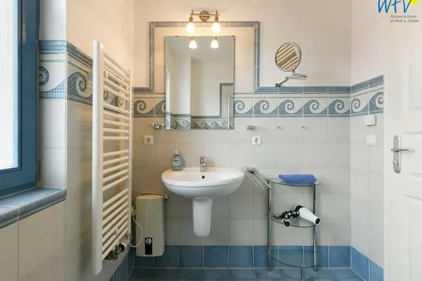 Badezimmer Villa Sommertraum Ferienwohnung Meereslust
