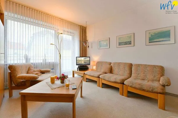 Wohnzimmer Haus Meeresluft Ferienwohnung 38