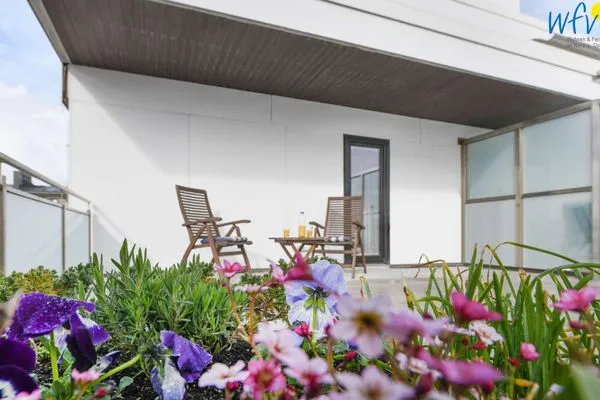 Balkon Haus Meeresluft Ferienwohnung 38