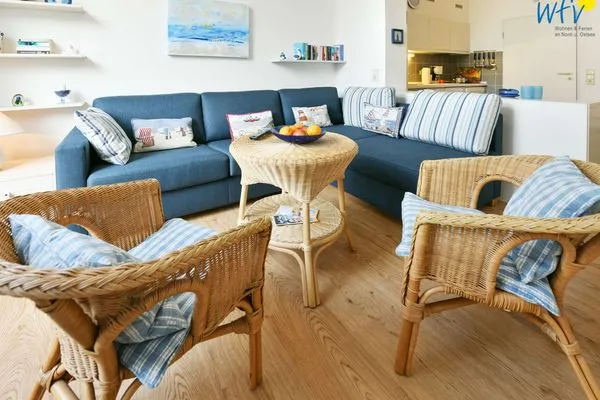 Wohnzimmer Residenz am Rosengarten Ferienwohnung 15