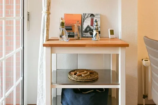 Wohnzimmer Familienhaus im Dorfgroden 27 Ferienwohnung Zugvogel