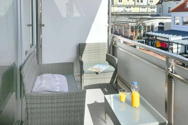 Balkon Haus Seeluft Ferienwohnung 22