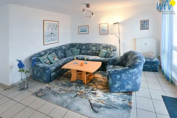 Wohnzimmer Kaiserhof Ferienwohnung 109