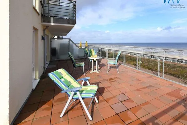 Dachterrasse Kaiserhof Ferienwohnung 109