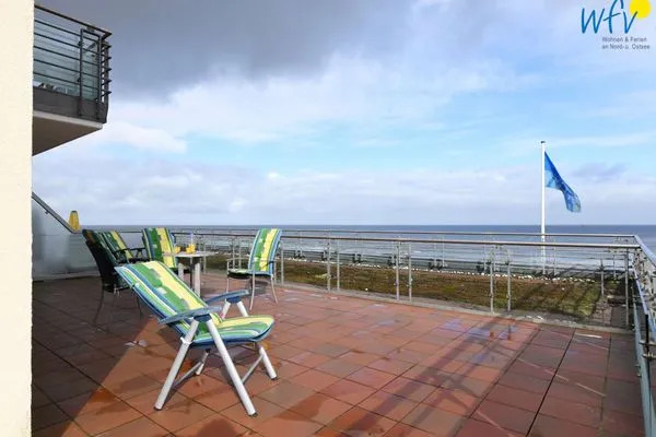 Dachterrasse Kaiserhof Ferienwohnung 109