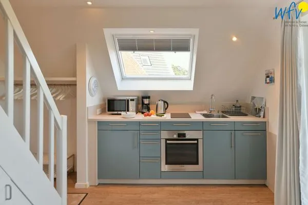 Küche / Küchenzeile Bootshaus in den Dünen - 4 Ferienwohnung Dünenkoje