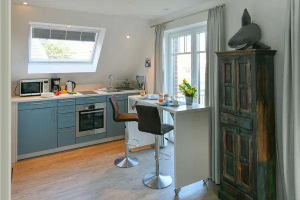 Küche / Küchenzeile Bootshaus in den Dünen - 4 Ferienwohnung Dünenkoje