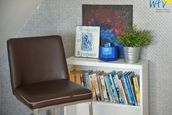 Schlafzimmer Bootshaus in den Dünen - 4 Ferienwohnung Dünenkoje