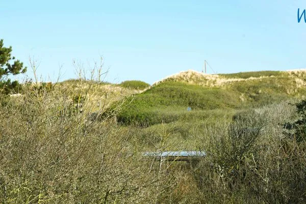 Blick vom Balkon in die Dünen Bootshaus in den Dünen - 4 Ferienwohnung Dünenkoje